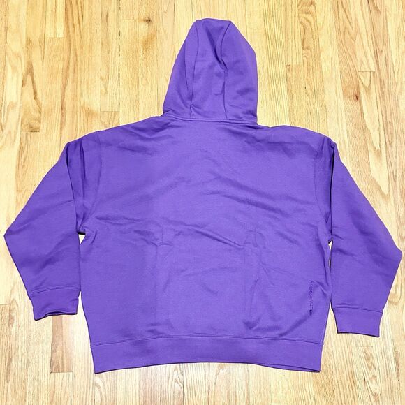 Nike ACG Therma-FIT Unisex Size XL Purple Fleece Loose Fit Pullover Hoodie - Picture 3 of 8